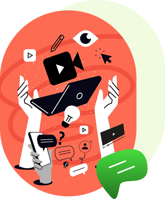 Marketing Service Illustration